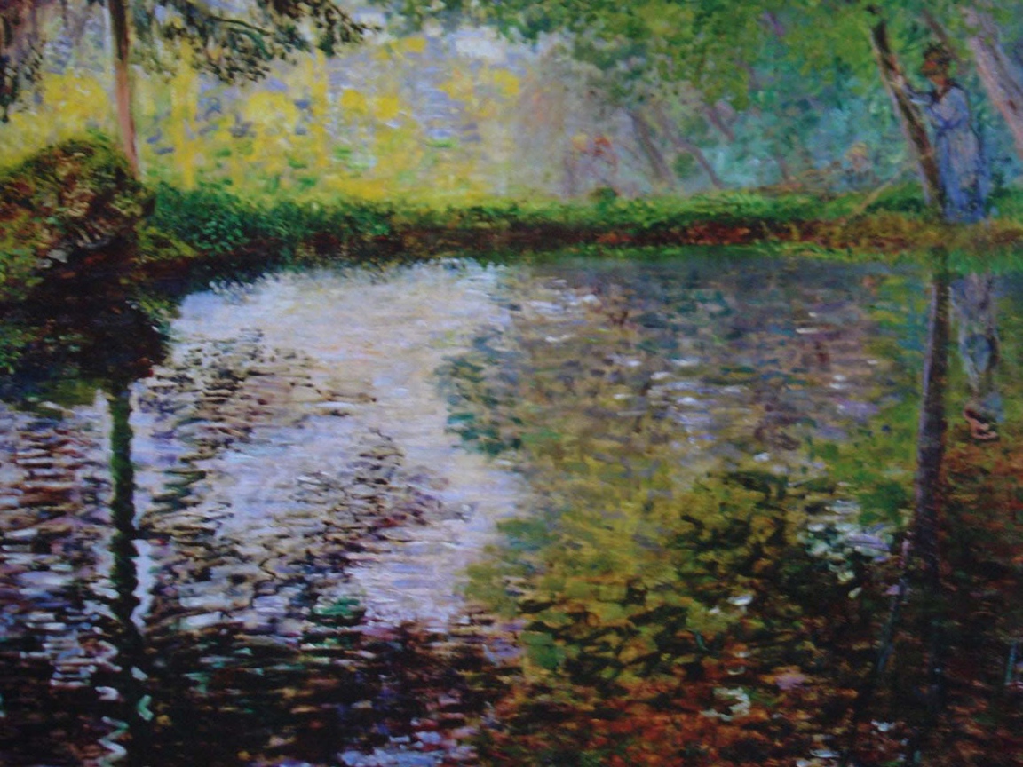 Картина Клода Моне - родникового озера
