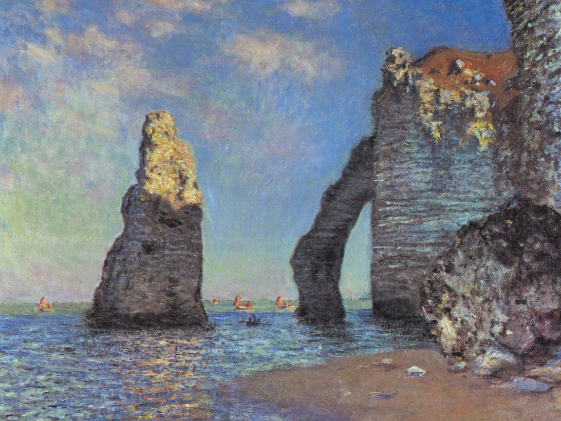 Картина Моне - Этрета