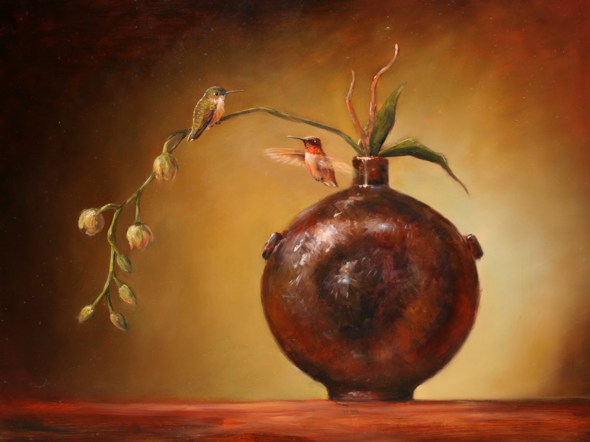 Картина Никаса Сафронова - Птицы