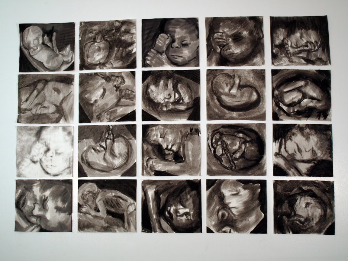 Картина Марлен Дюма - Плод