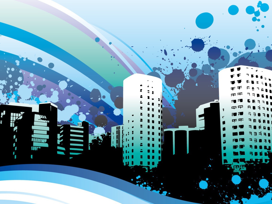 Векторный город