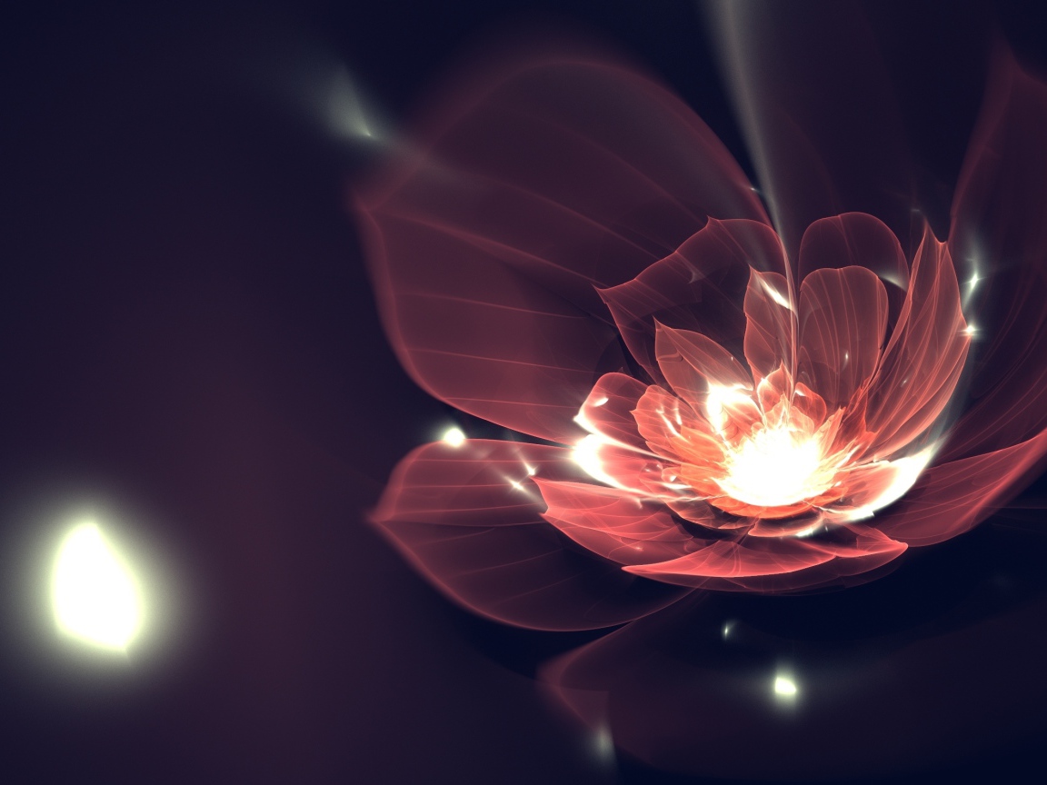 Светящийся цветок