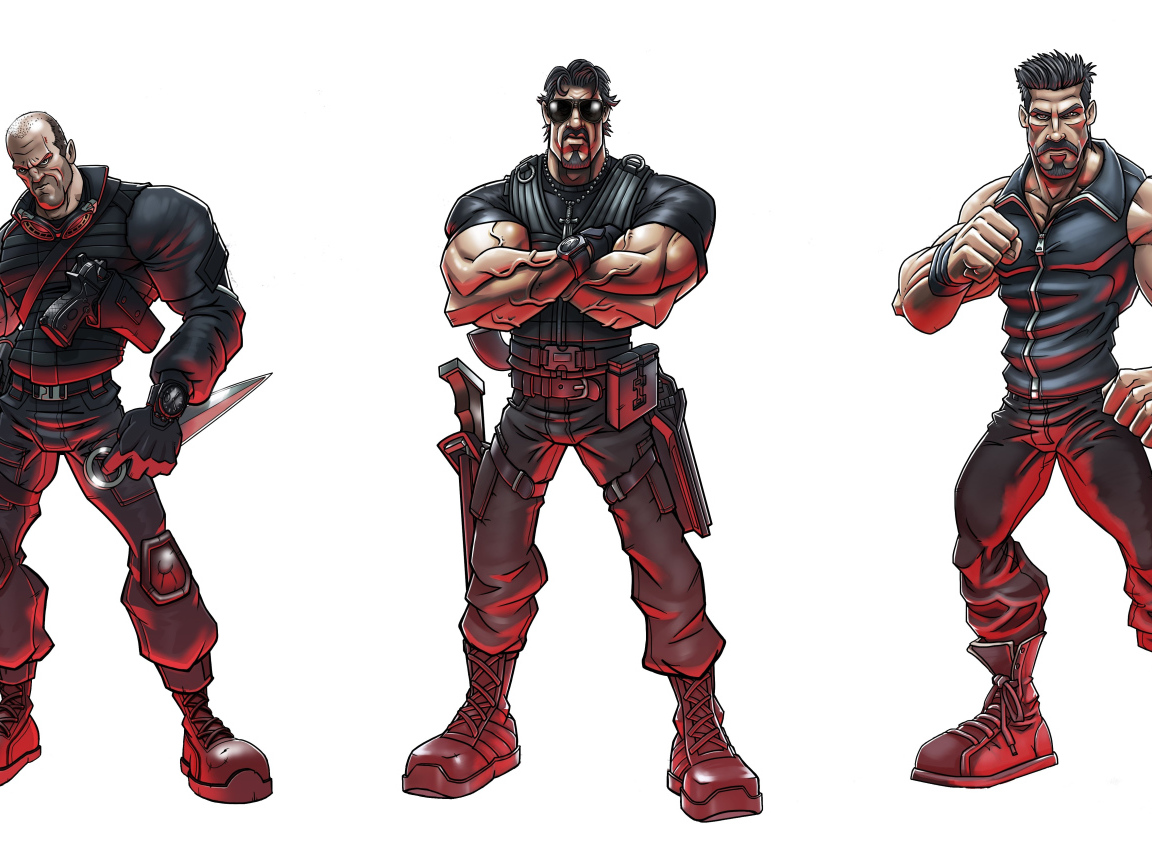 Рисунок к фильму Неудержимые 2