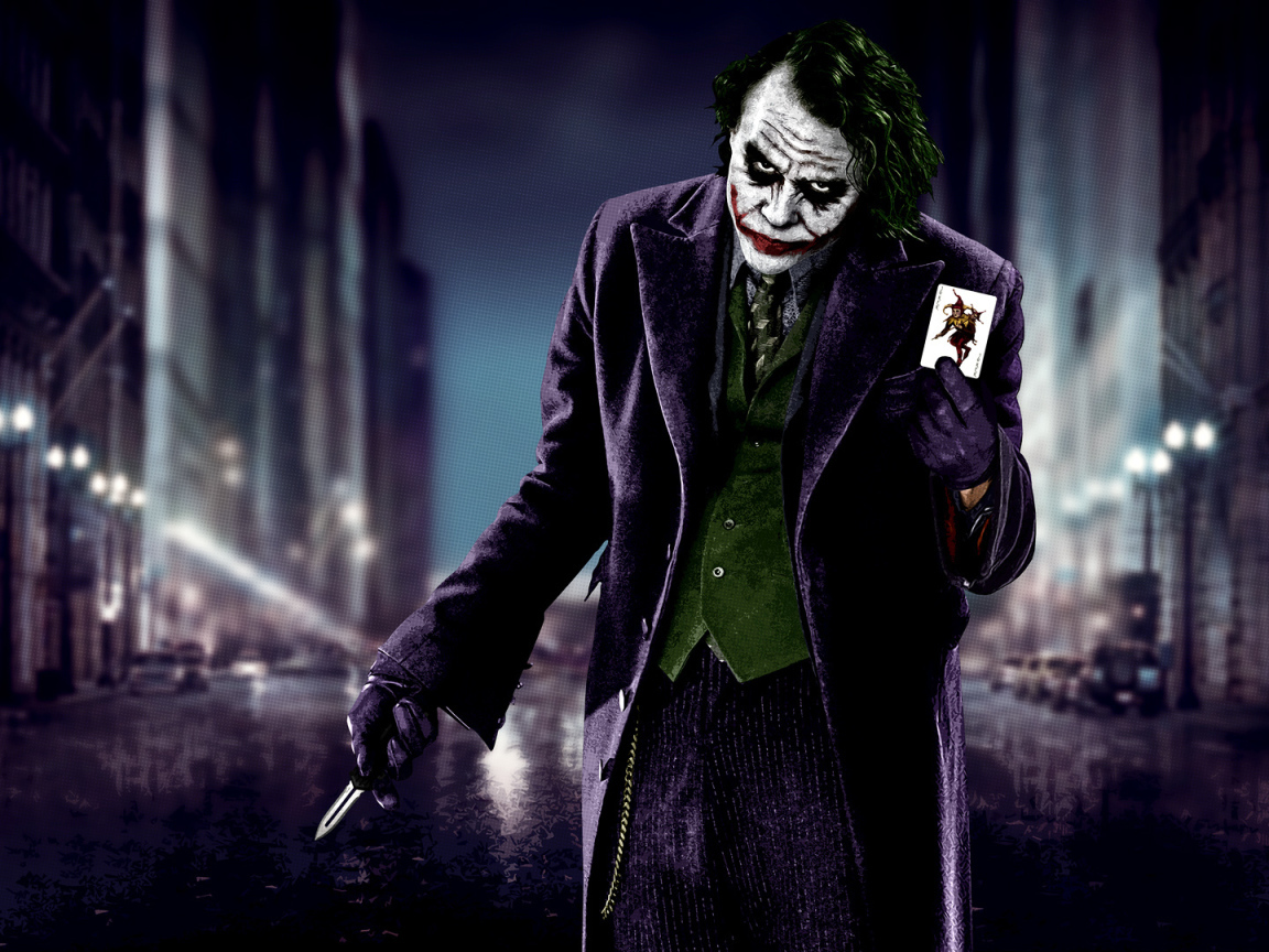 Джокер на улице города