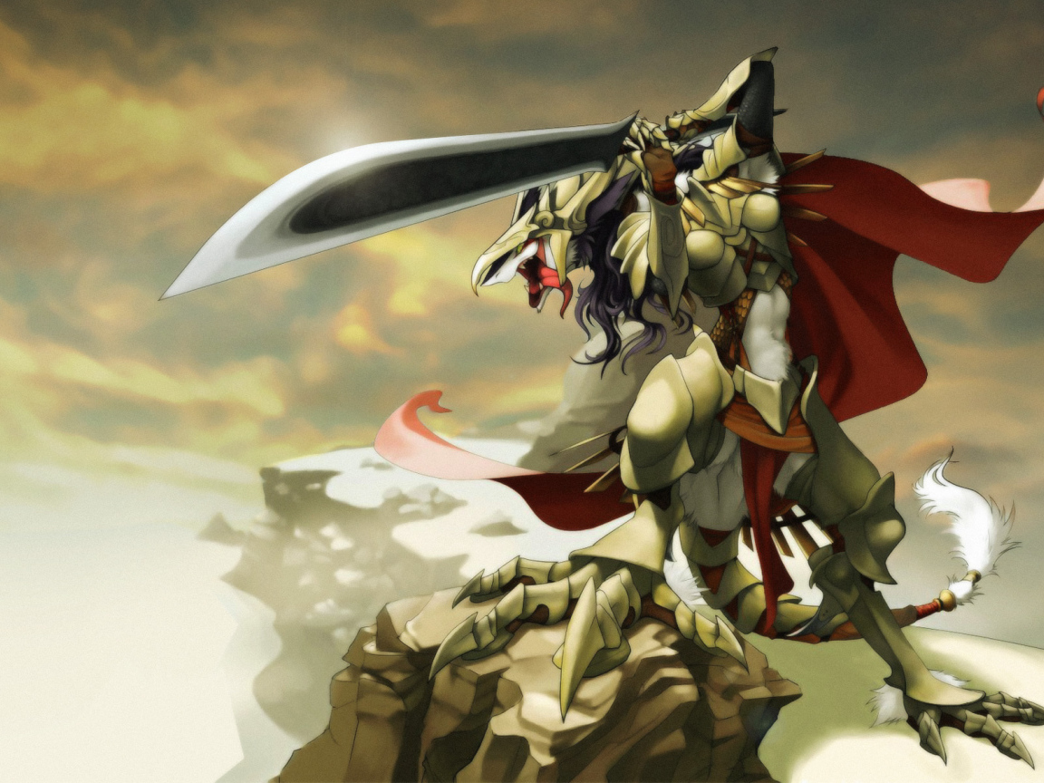 Монстр в виде орла с мечом