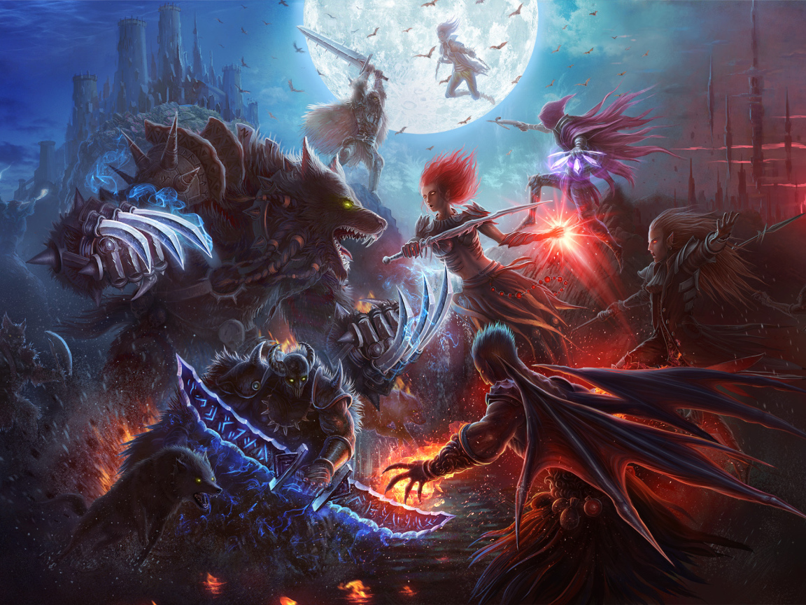 Война вампиров с оборотнями