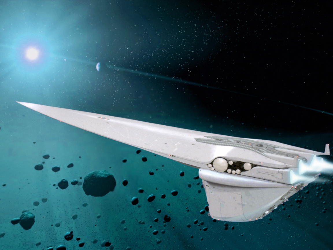 Белый космический корабль