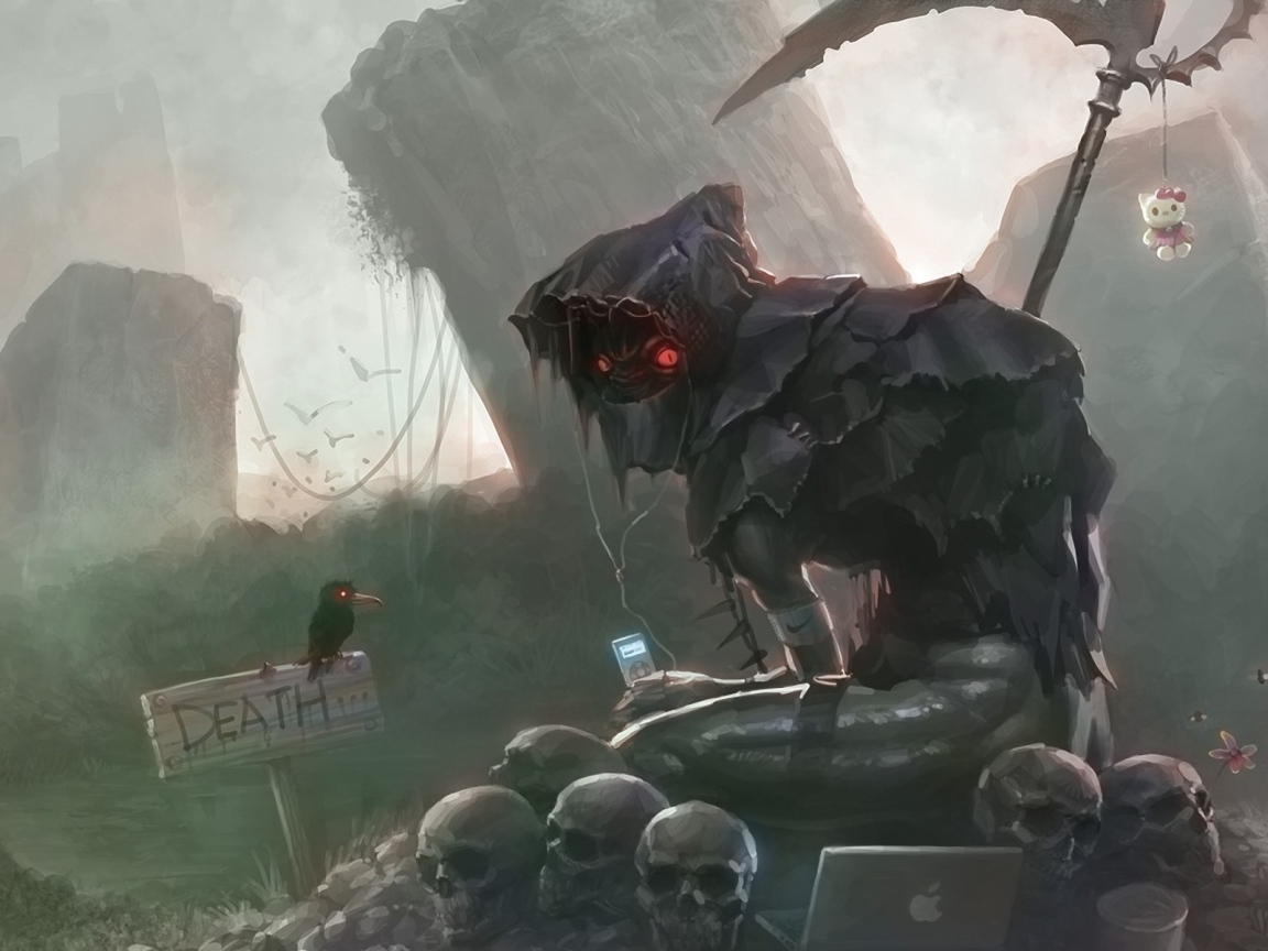 Смерть с ноутбуком Apple