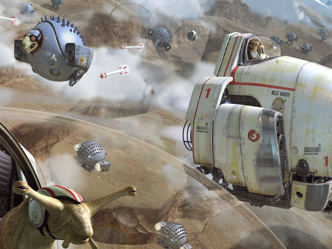 Инопланетяне на самолетах