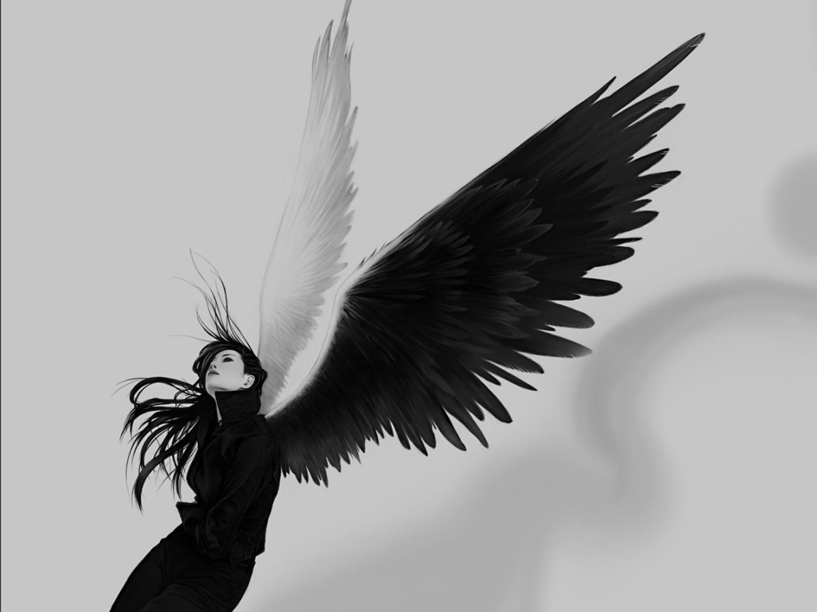 Девушка с крыльями