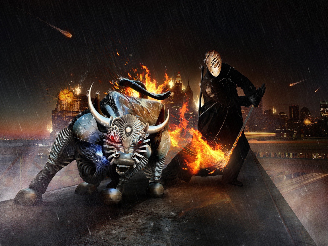 Монстр и бык