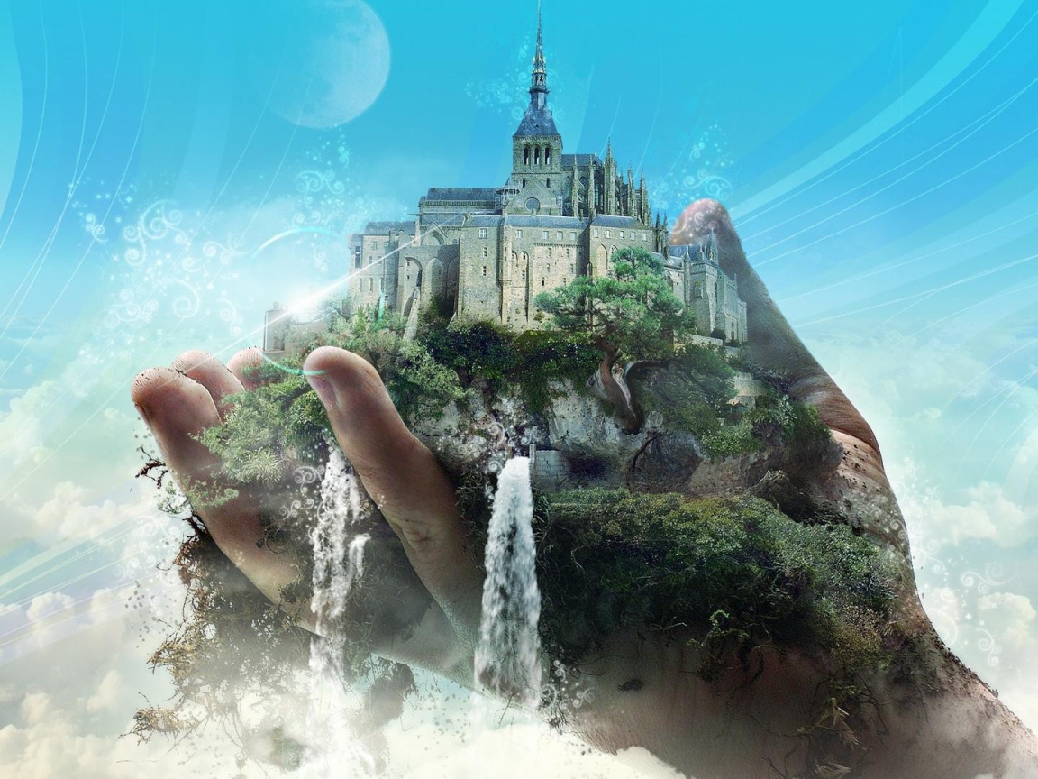 Дворец на руке