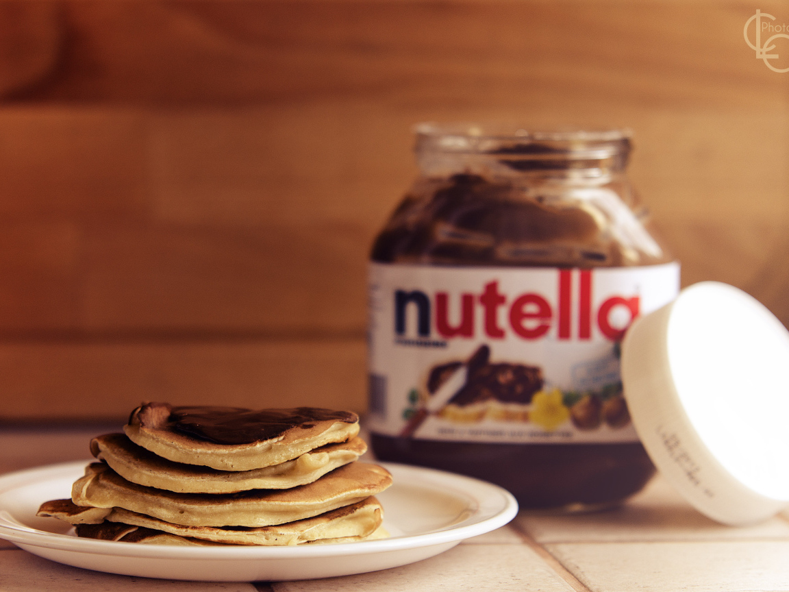 Блины с нутеллой