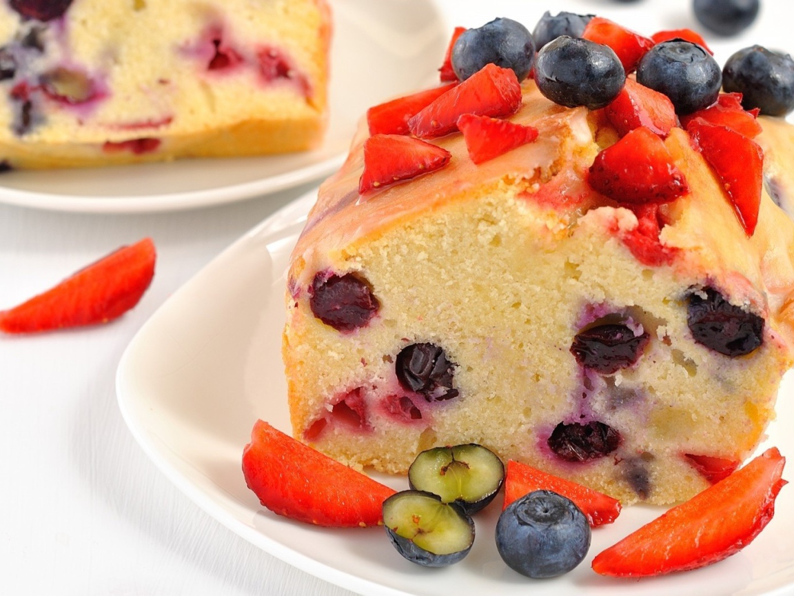 Запеканка с ягодами