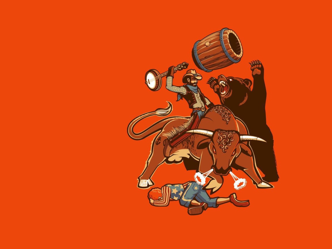 Родео с медведем