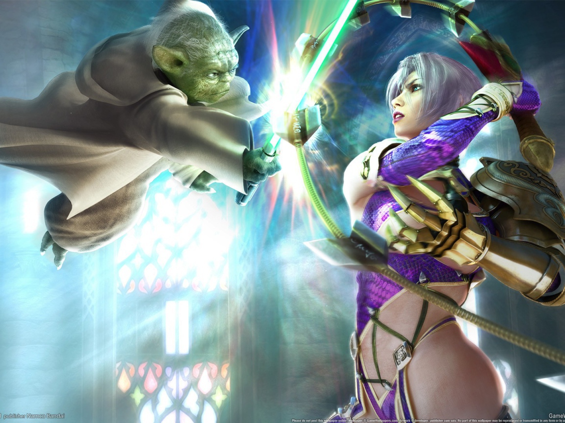 Видео игра Ivy Valentine Soul Calibur Yoda