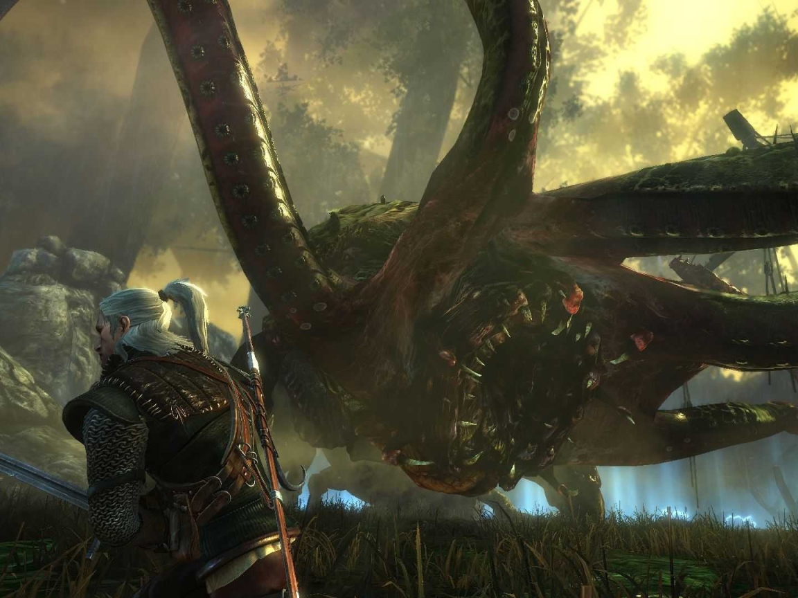 Лесной зверь в игре Ведьмак