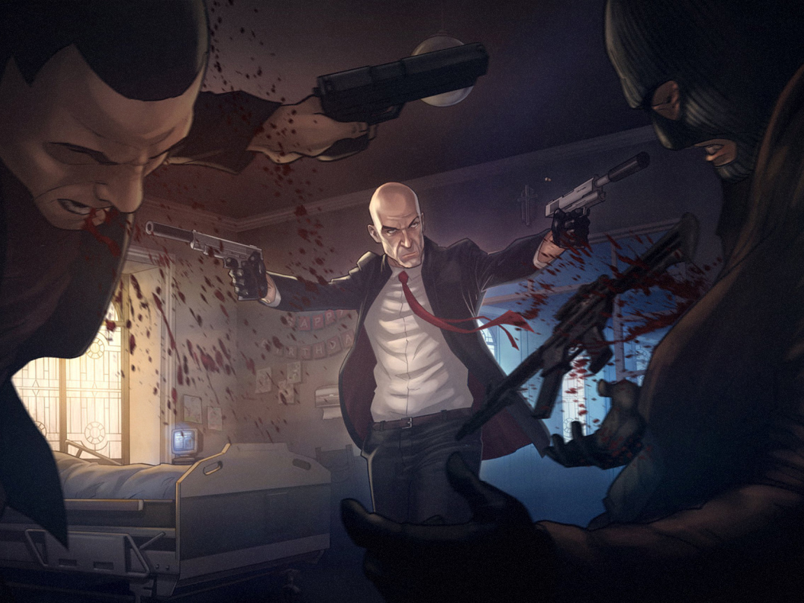 Агент 47 в игре