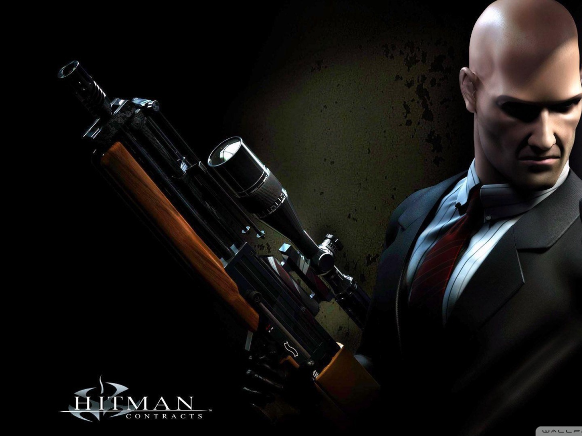 Хитмэн со снайперской винтовкой