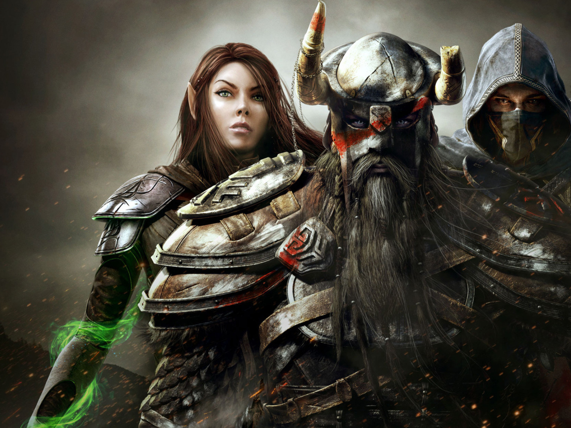 Девушка и воины