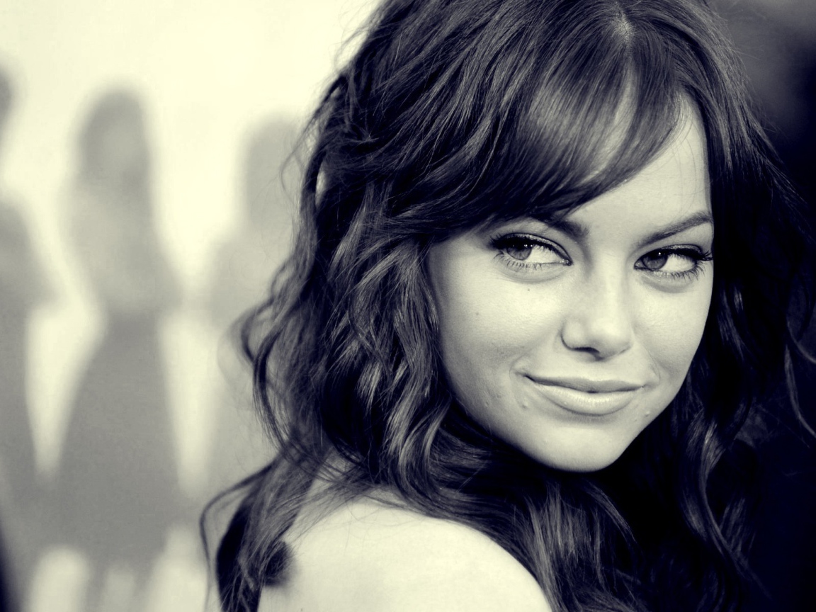 Красивая модель Эмма Стоун