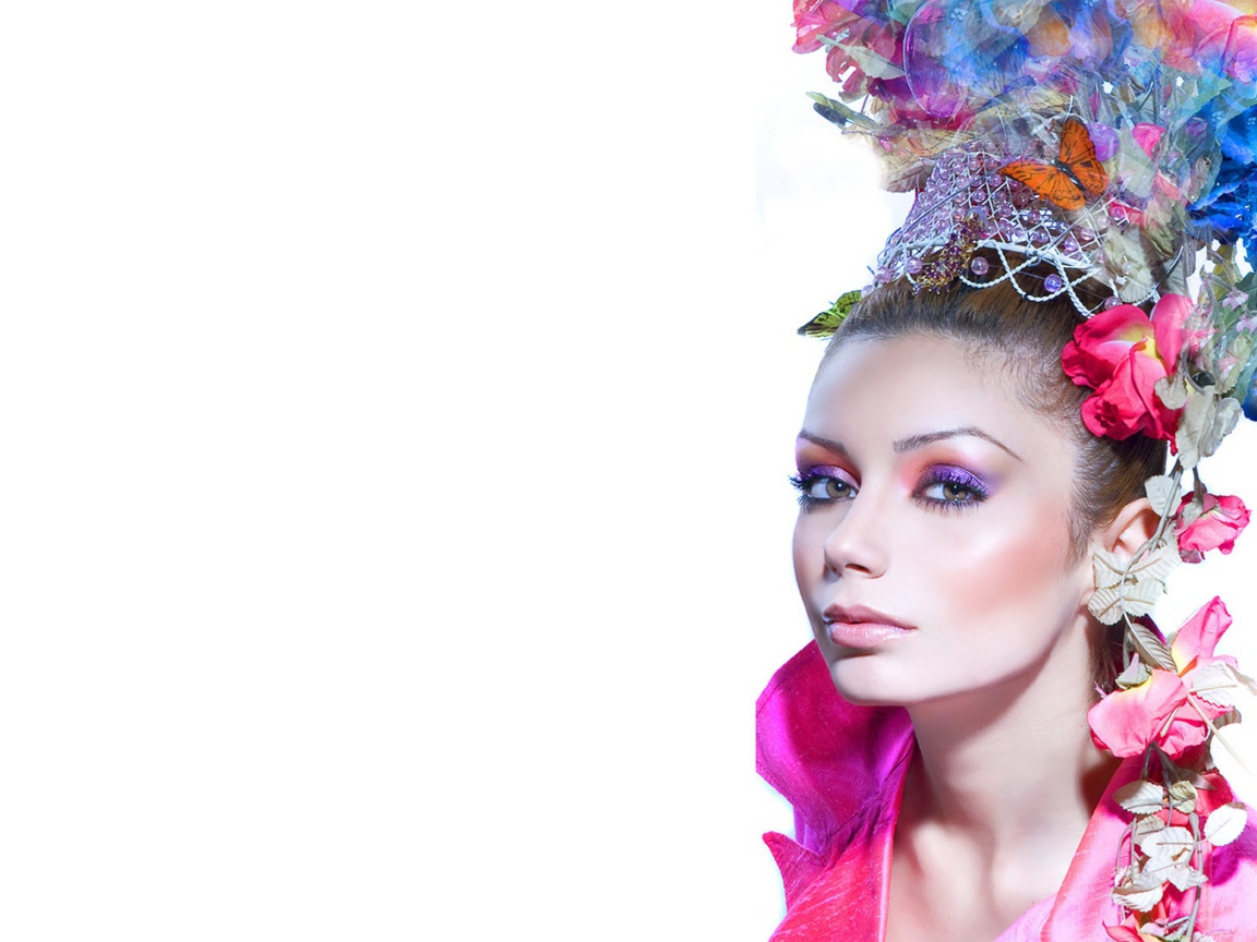 Портрет на белом фоне