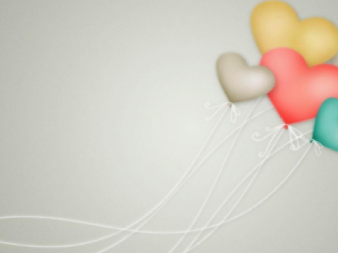Воздушные сердца на День Святого Валентина 14 февраля