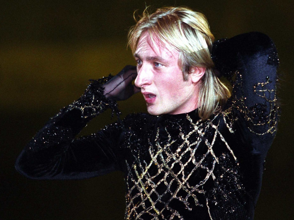 Евгений Плющенко перед выступлением