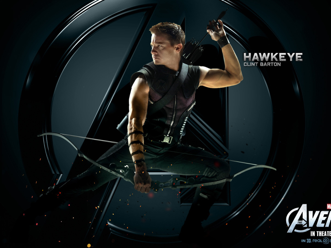 Известный актер Джереми Реннер из фильма Мстители