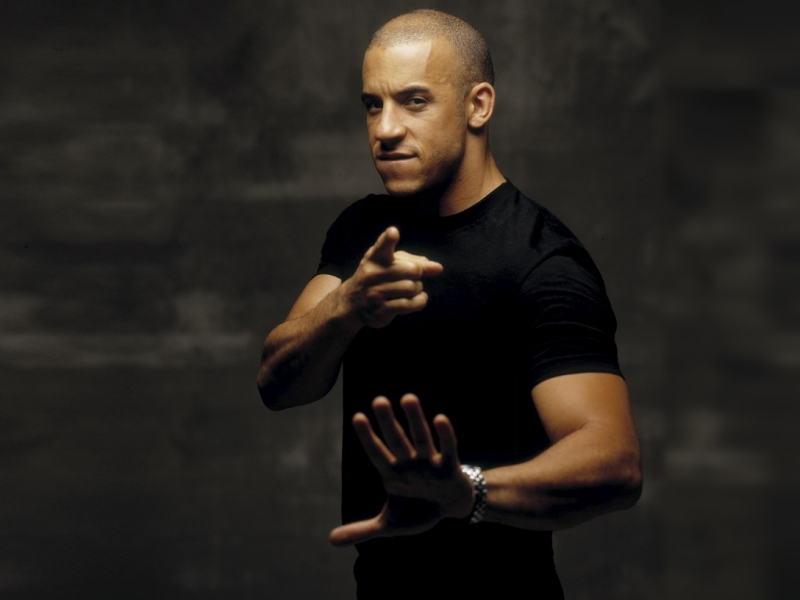 Голливудский актер Вин Дизель