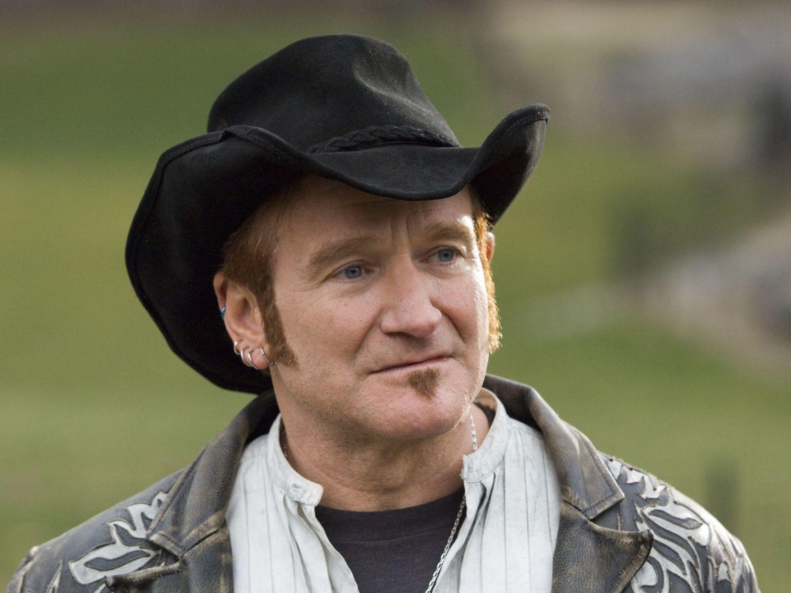 Робин Уильямс в шляпе