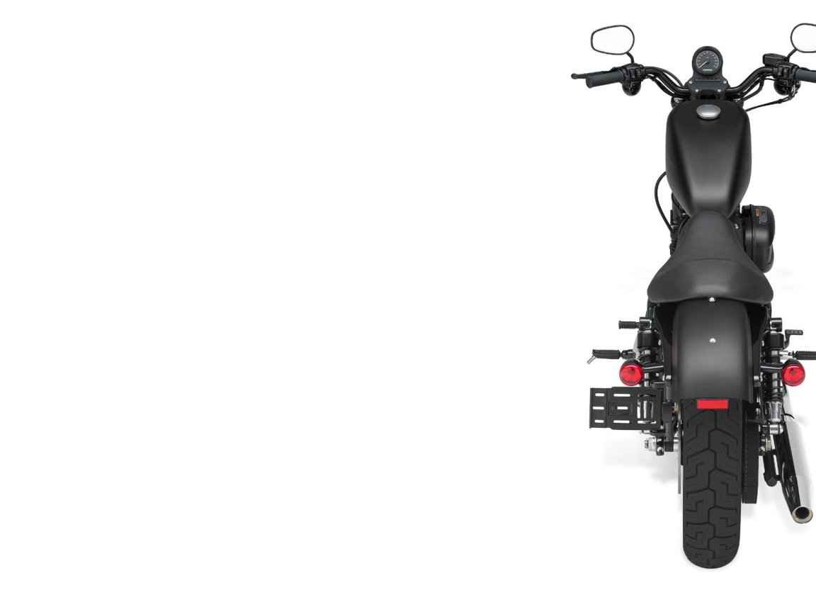 Красивый мотоцикл Harley-Davidson XL 883N Sportster Iron