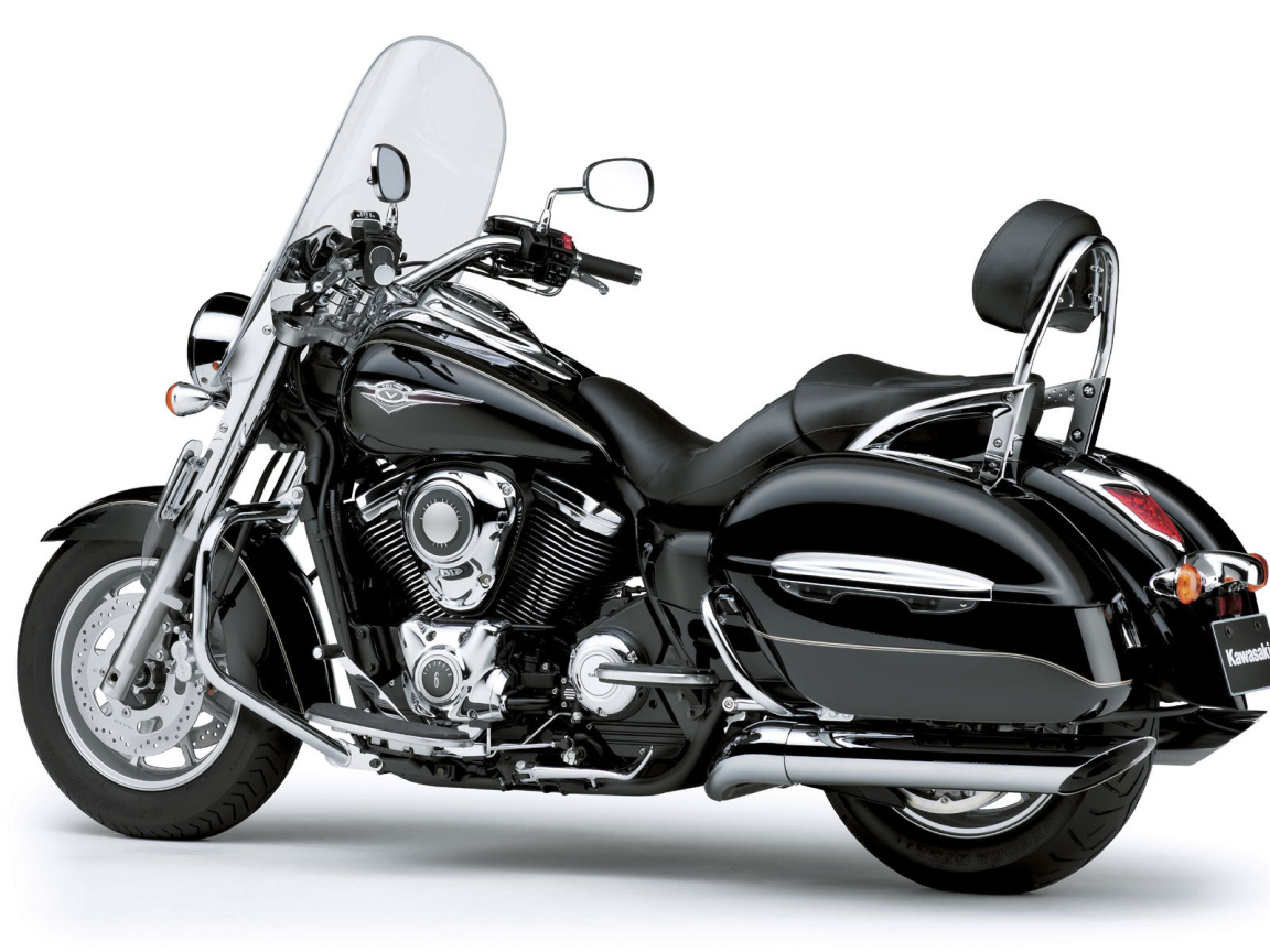 Красивый мотоцикл Kawasaki VN 1700 Classic