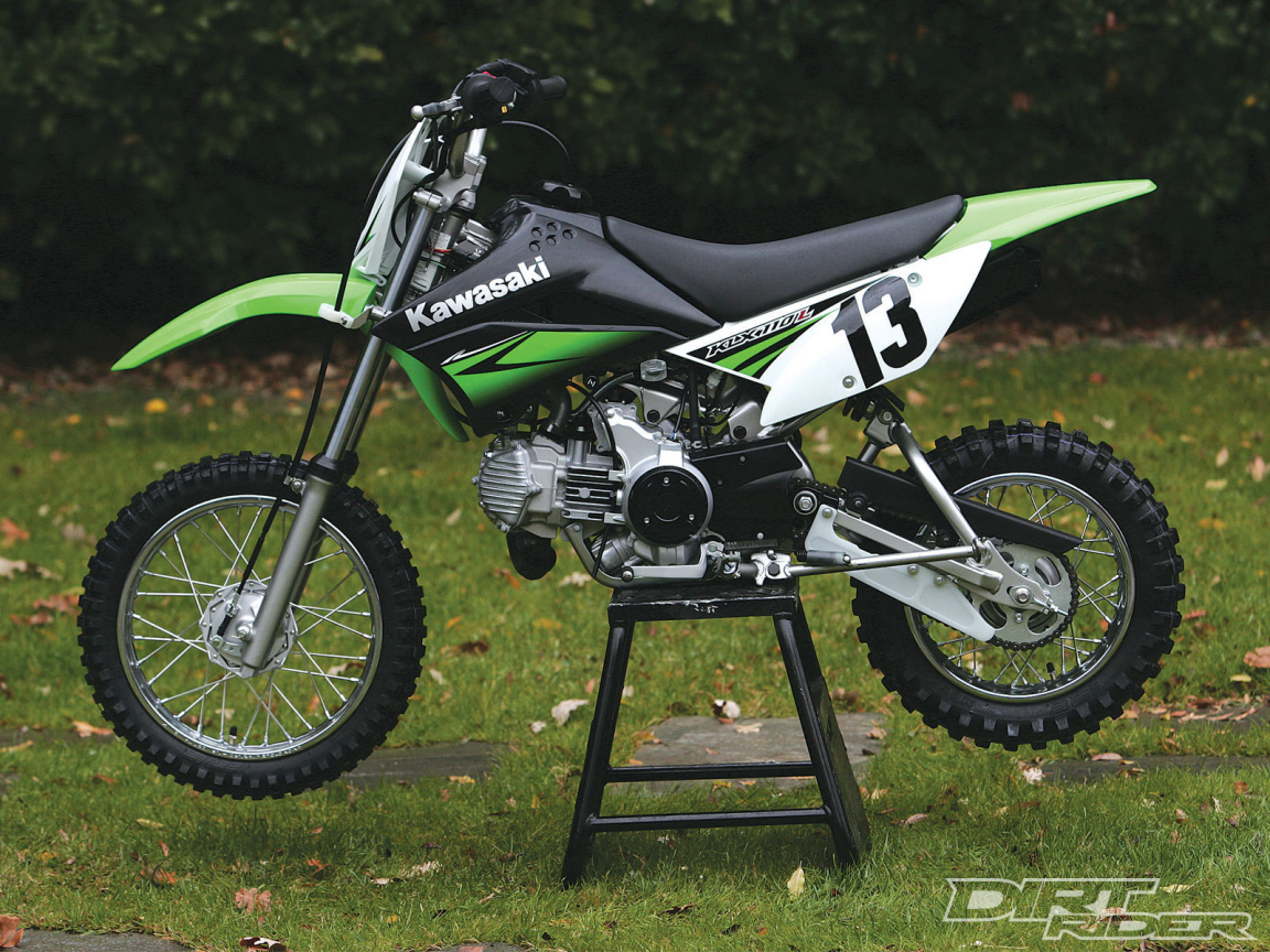 Мотоцикл модели Kawasaki KLX 125