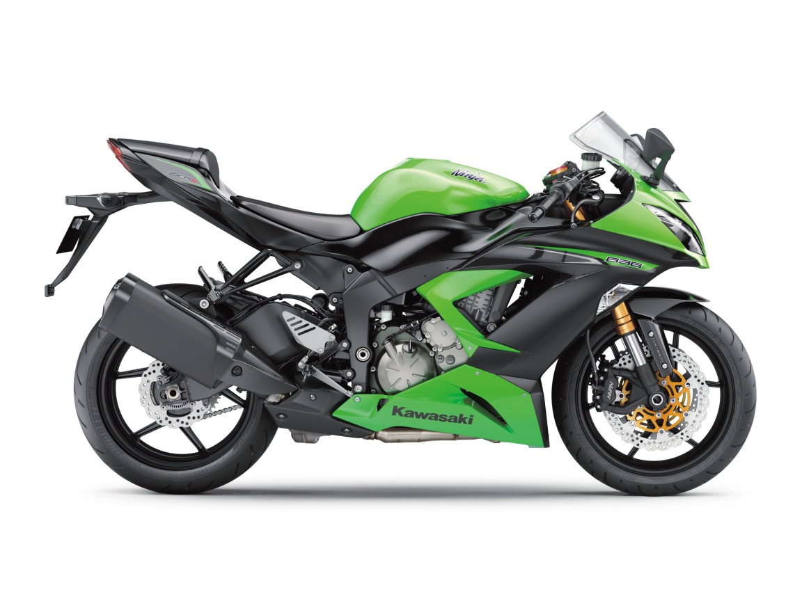 Мотоцикл модели Kawasaki Ninja ZX-6R 636 Performance