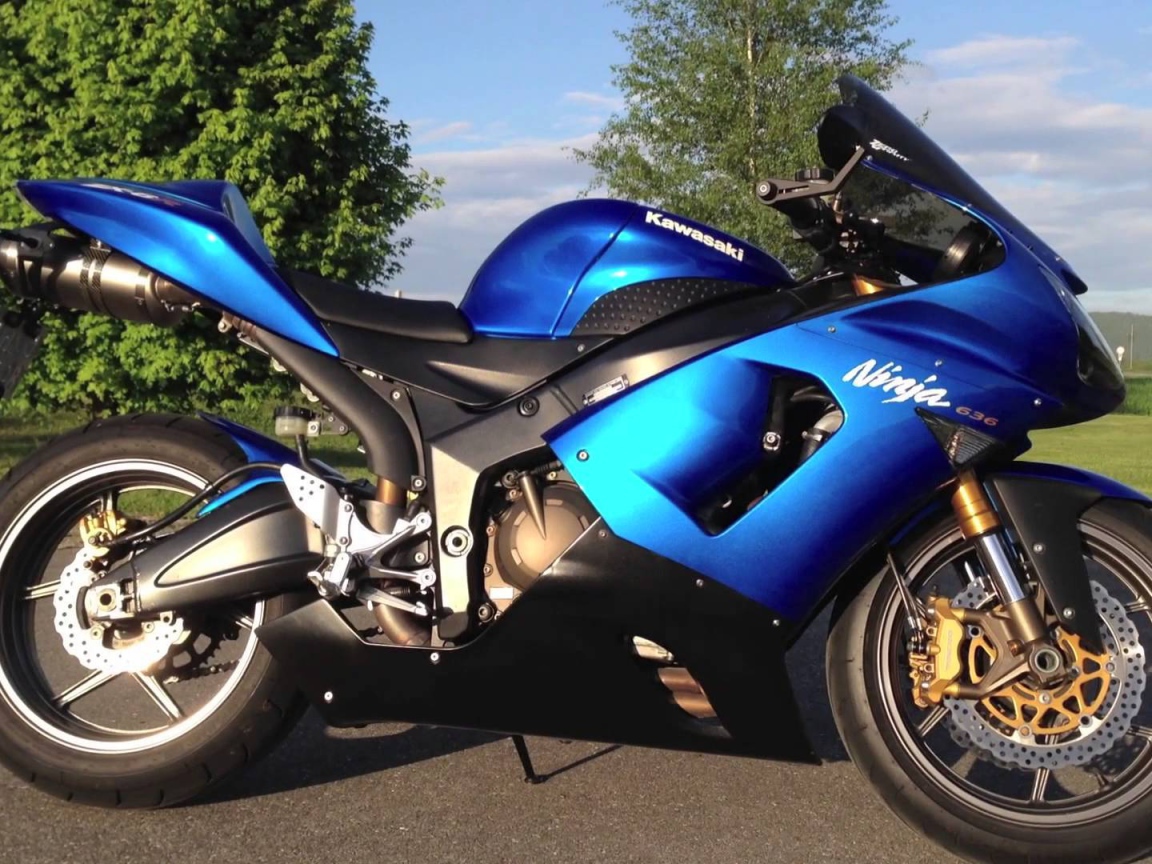 Невероятный мотоцикл Kawasaki Ninja ZX-6R 636 Performance