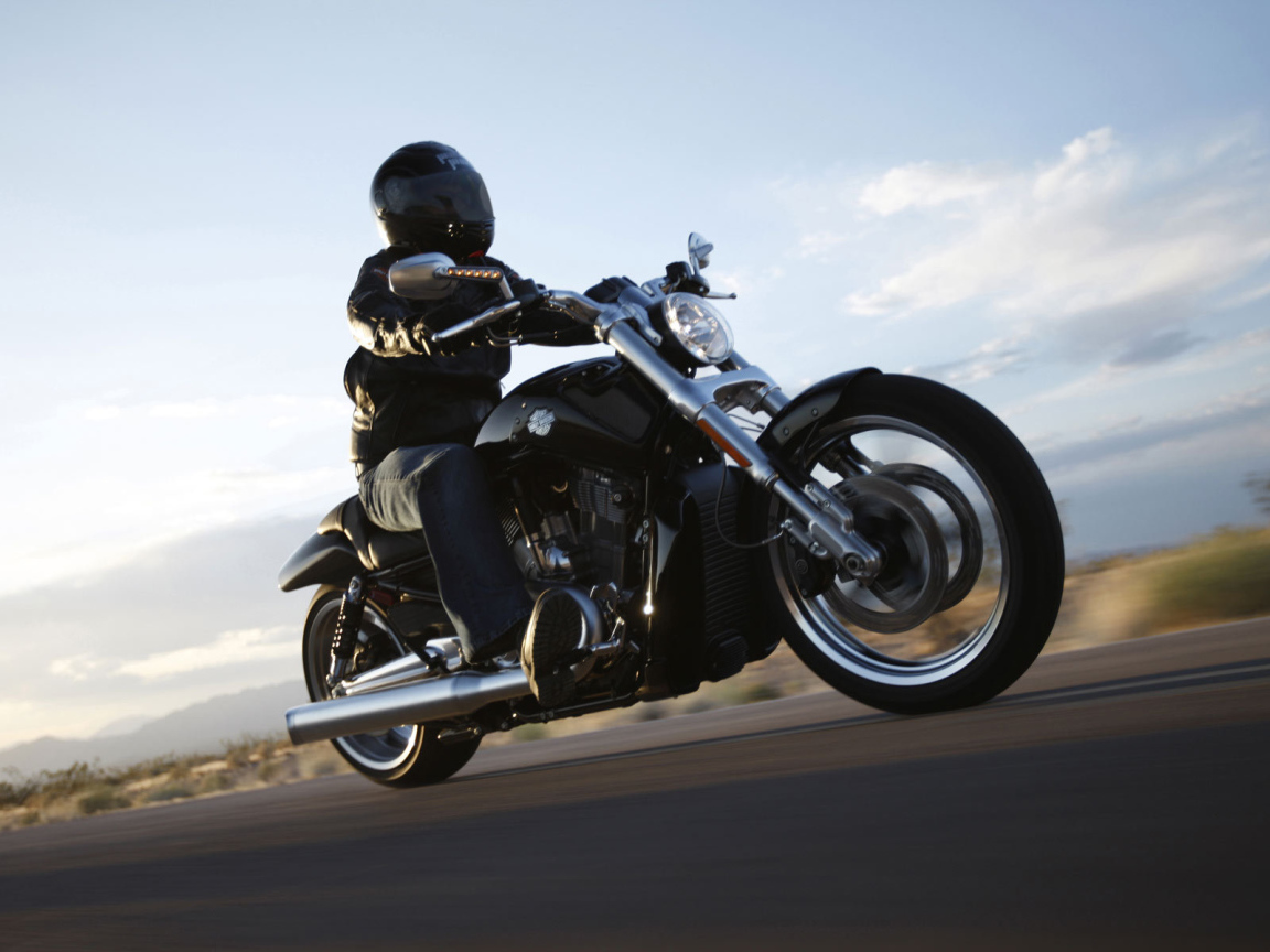 Мотоцикл модели Harley-Davidson V-Rod Muscle