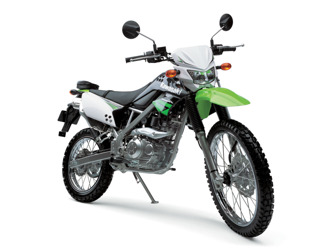 Быстрый мотоцикл Kawasaki KLX 125