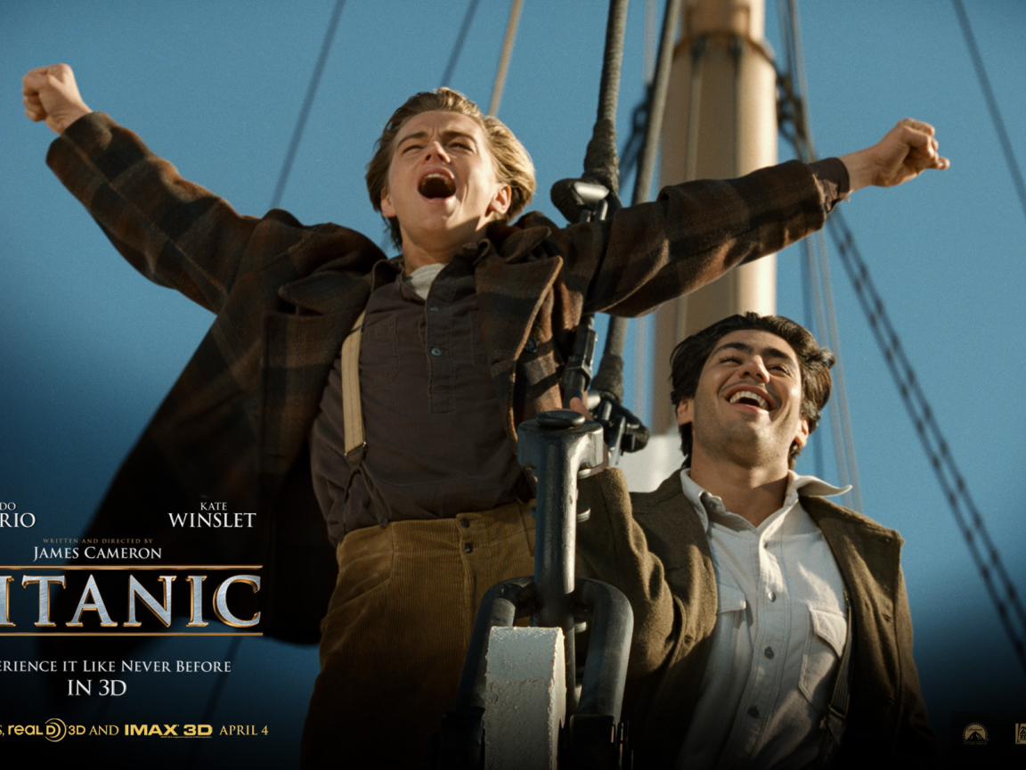 Джек плывет к новой жизни в фильме Титаник