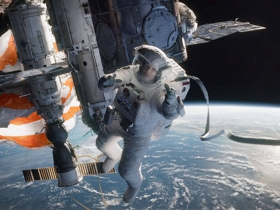 Известный фильм Гравитация