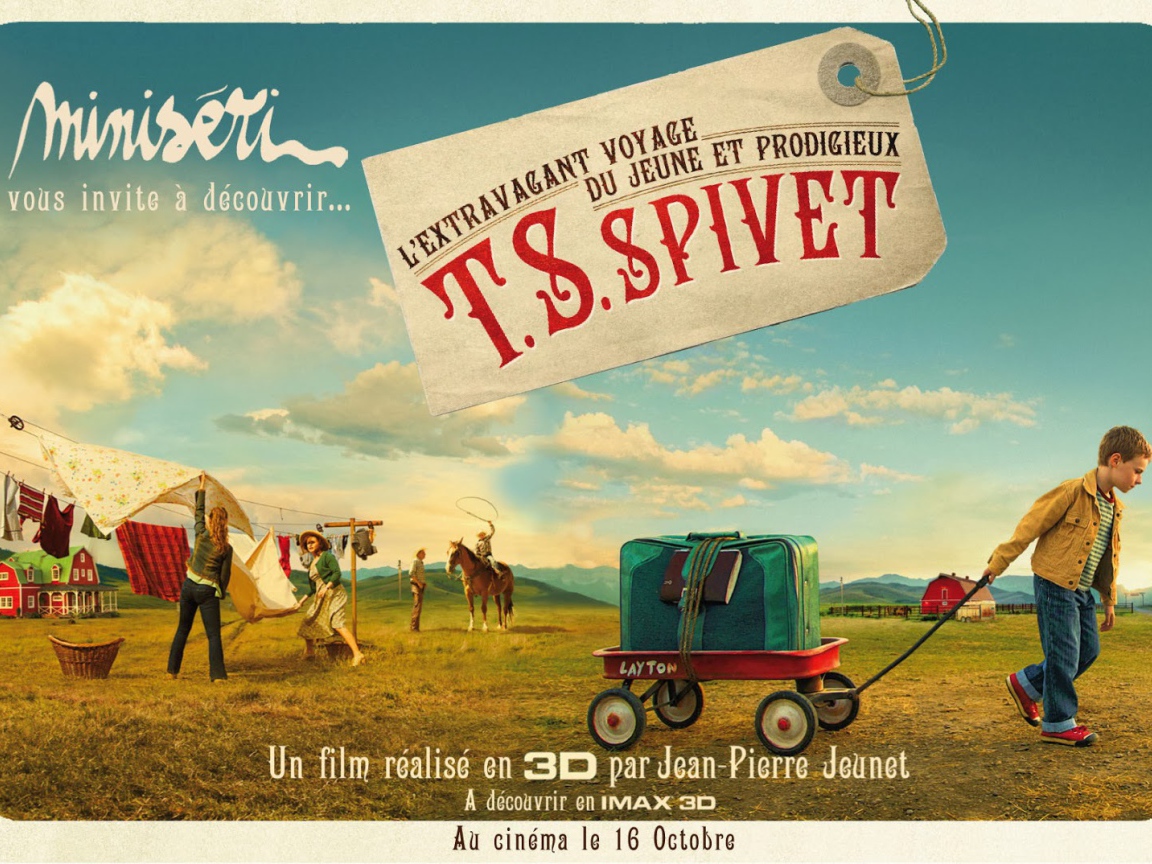 Постер фильма Невероятное путешествие мистера Спивета 2014