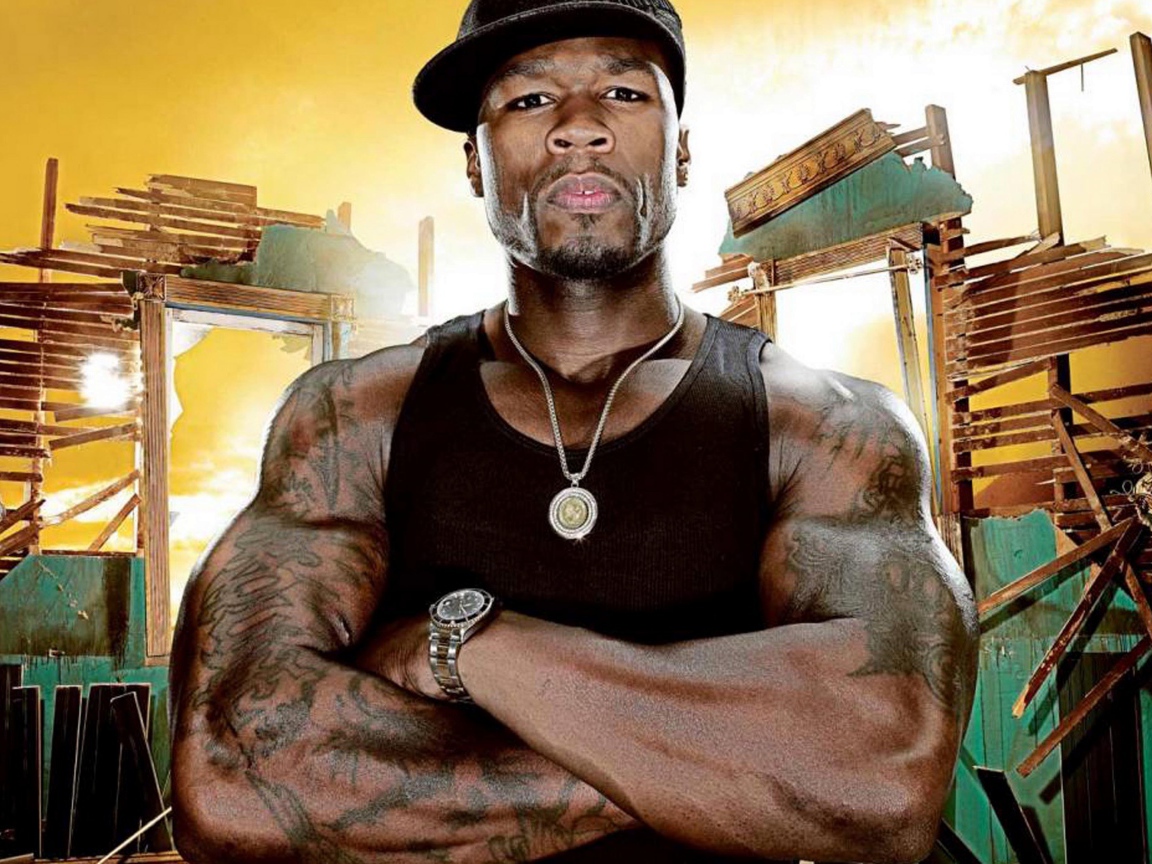 50 Cent на развалинах дома