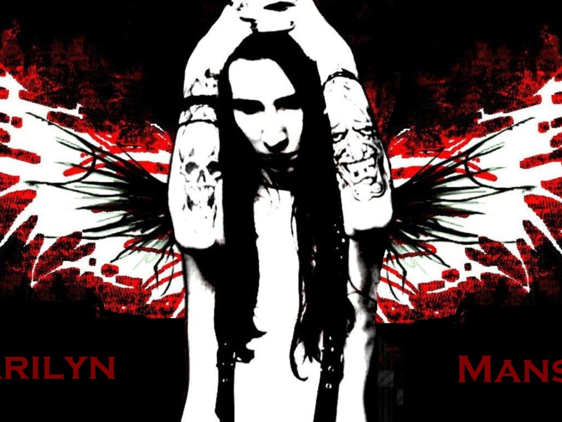 Angel Wings in Marilyn Manson