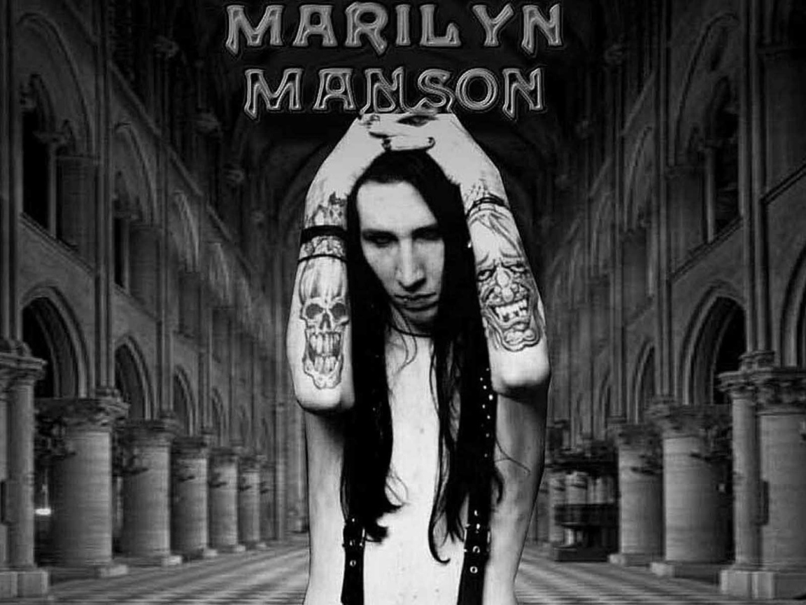 Poster artist Marilyn Manson