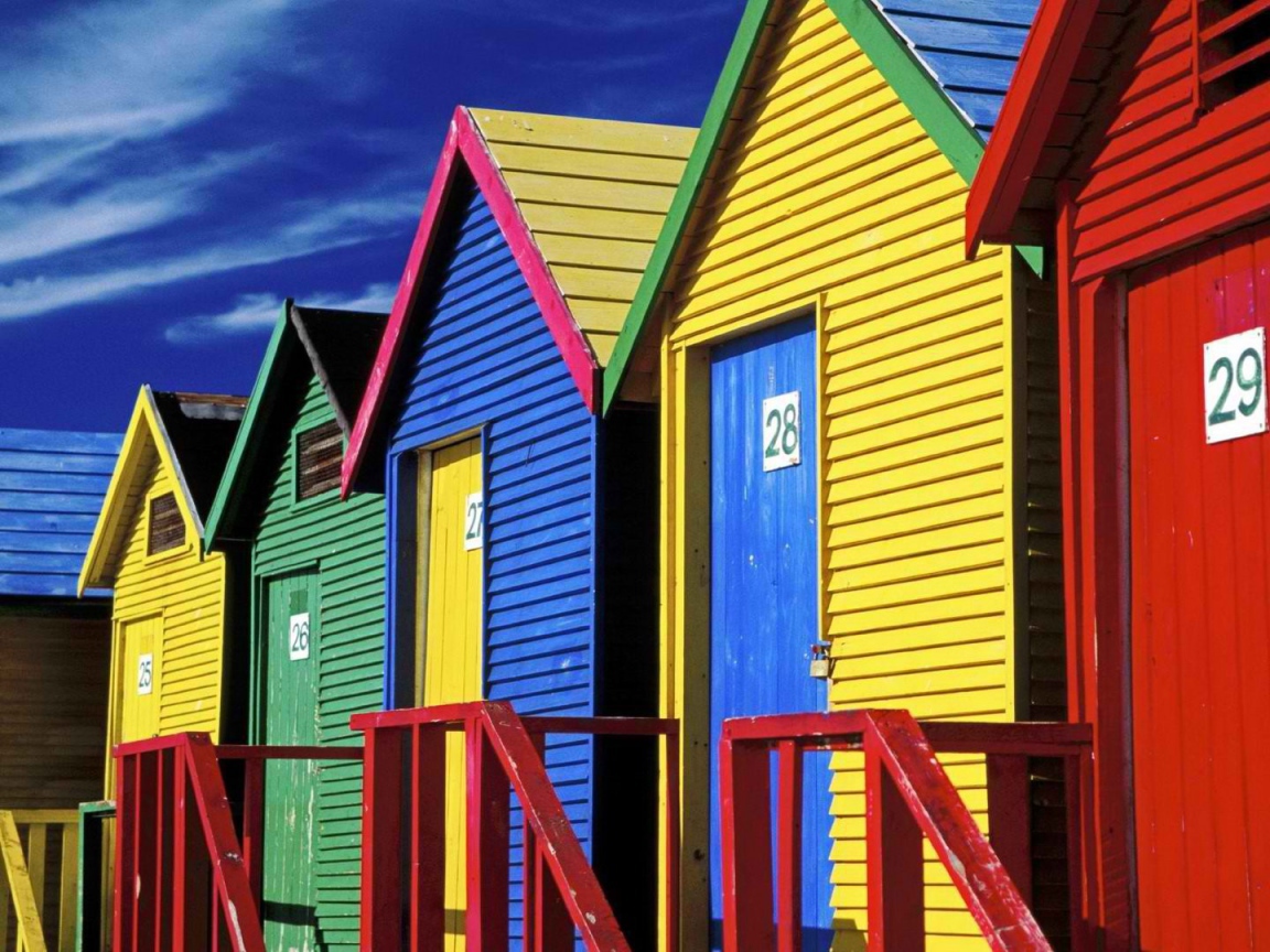 Пляжные домики в Южной Африке
