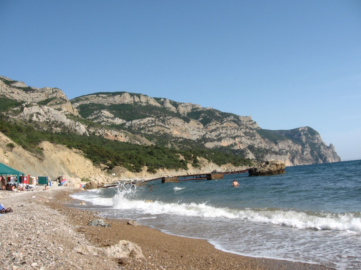 Золотой пляж в Балаклаве