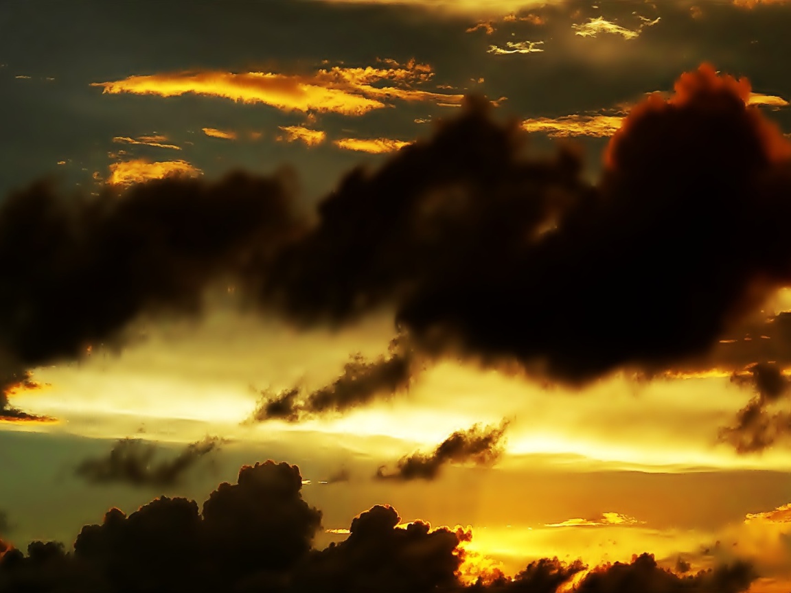 Черные облака