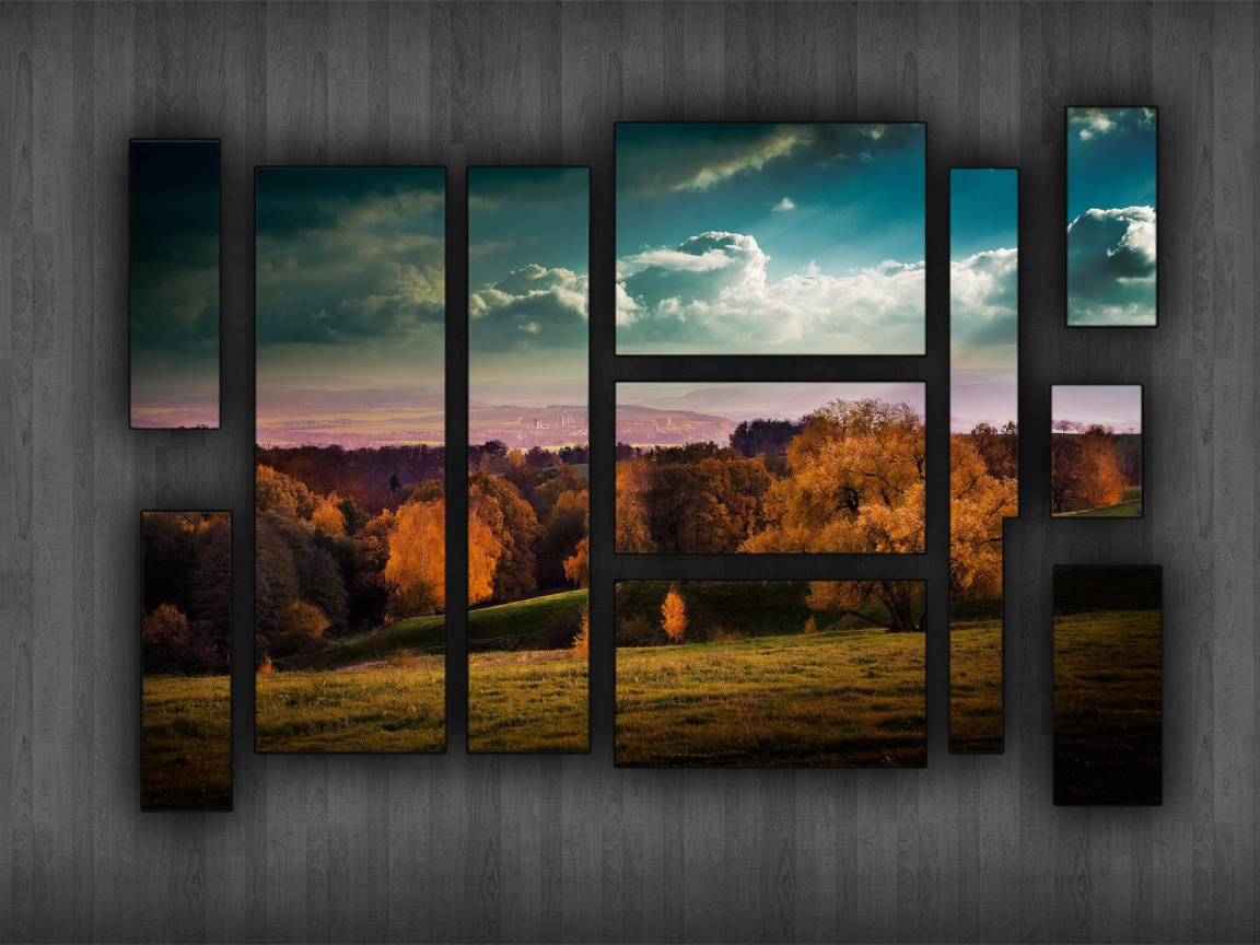 Витраж в природу