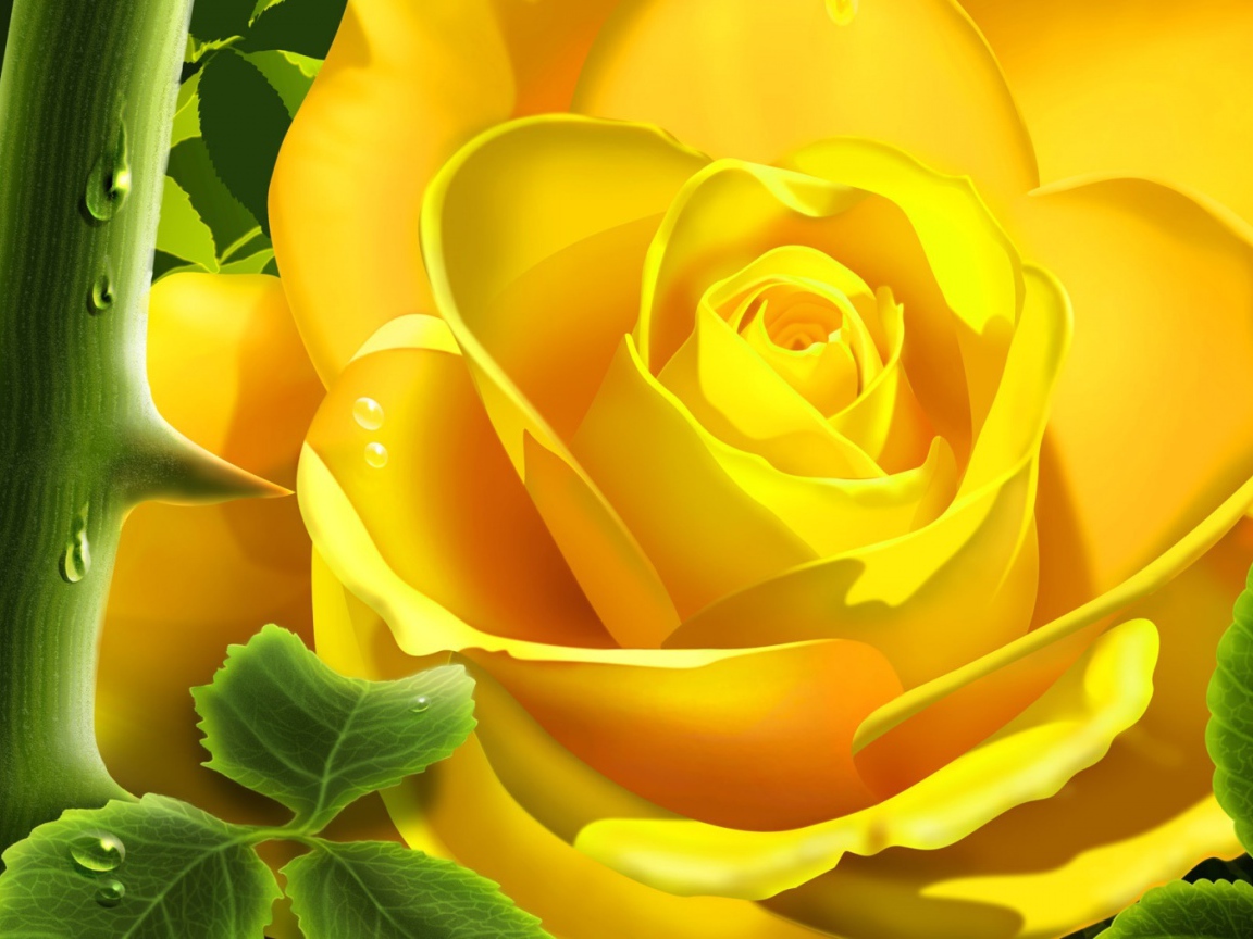 Желтый цветок