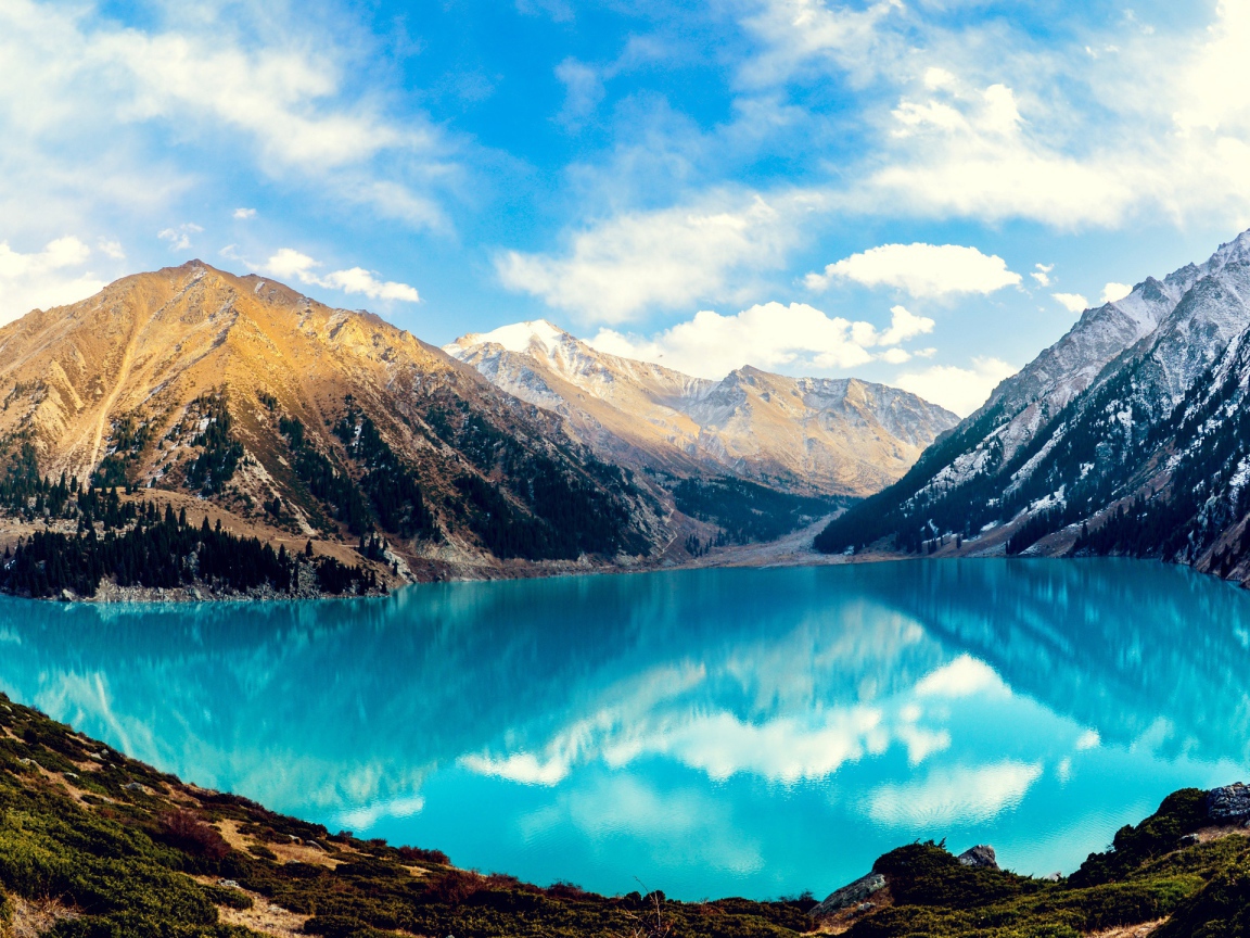 Большое горное озеро